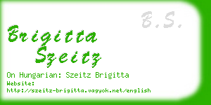 brigitta szeitz business card